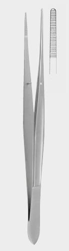 Пінцет КУШИНГ (CUSHING), 17 см (cm), зубчастий